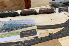 Les 3 locs du Team des Locomotives CFF Historiques de Lausanne en H0.