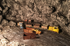La mine est ouverte et attend ses finitions, mars 2019.