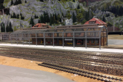 Repérage pour la mise en place des marquises.