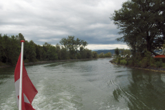 Embouchure du Canal de la Broye depuis le lac de Morat.