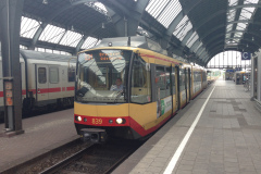 GT8 839 à Karlsruhe Hbf