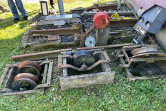 Des poulies de l'ancien funi de Cossonay.